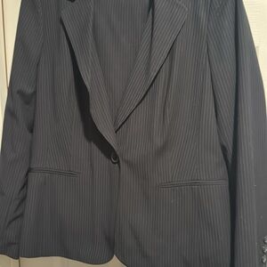 Ann Taylor Charcoal Pinstripe Women's Blazer